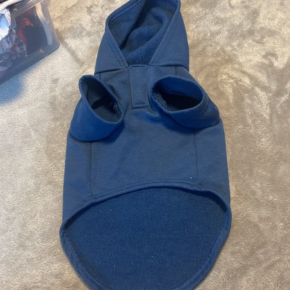 Blue dog sweater Size M - Picture 2 of 2